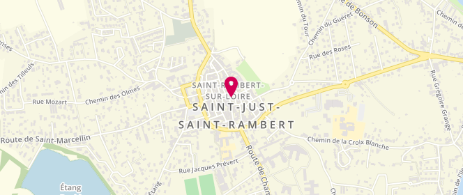 Plan de GONNET Bernadette, 3 Rue Colombet Solle, 42170 Saint-Just-Saint-Rambert