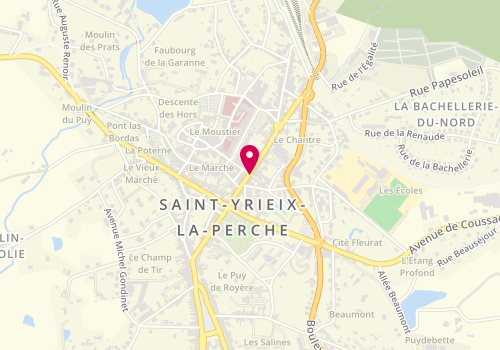 Plan de AUTHIER SAS, 29 Boulevard de l'Hôtel de Ville, 87500 Saint-Yrieix-la-Perche