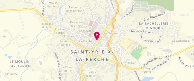 Plan de Styllence, 40 Boulevard de l'Hôtel de Ville, 87500 Saint-Yrieix-la-Perche