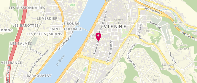 Plan de L'Armoire Aux Coquelicots, 11 Rue Boson, 38200 Vienne