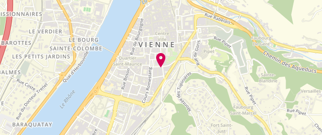 Plan de Naf Naf, 11 place de Miremont, 38200 Vienne