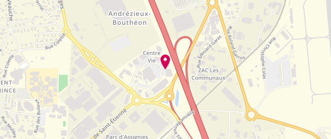 Plan de Un Temps d'Avance, Zone Commerciale Centre de Vie
284 Rue du 18 Juin 1827, 42160 Andrézieux-Bouthéon