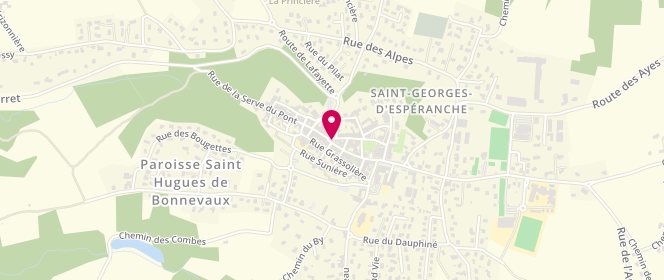 Plan de Boutic Frizon, 29 Rue Marchande, 38790 Saint-Georges-d'Espéranche