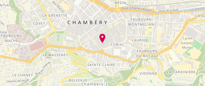Plan de Le Temps d'Un Chapeau, 153 Rue Croix d'Or, 73000 Chambéry