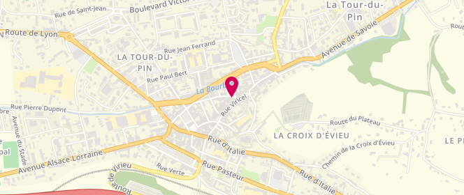 Plan de La Boutique de Colette, 57 Rue de la République, 38110 La Tour-du-Pin