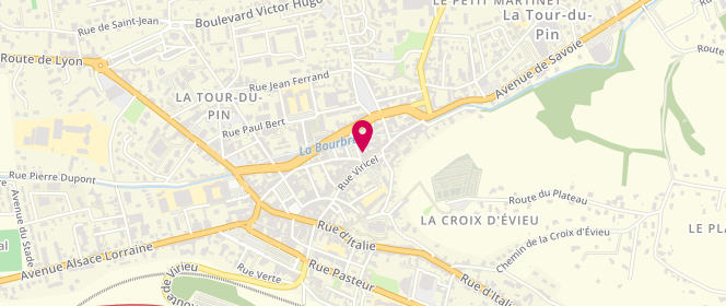 Plan de Lingerie Rêverie pour Elle & Lui, 59 Rue de la République, 38110 La Tour-du-Pin