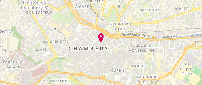 Plan de Le Boudoir, 22 Rue Vieille Monnaie, 73000 Chambéry