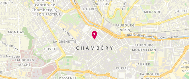 Plan de B Collections, 4 Rue Favre, 73000 Chambéry