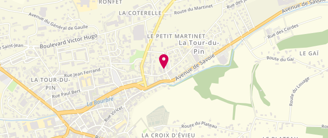 Plan de Lysva'shop, 75 impasse du Petit Martinet, 38110 Saint-Clair-de-la-Tour