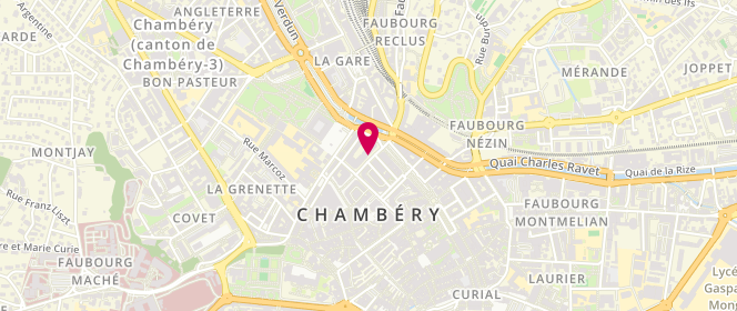 Plan de Damart, 2 Rue Saint-Antoine, 73000 Chambéry