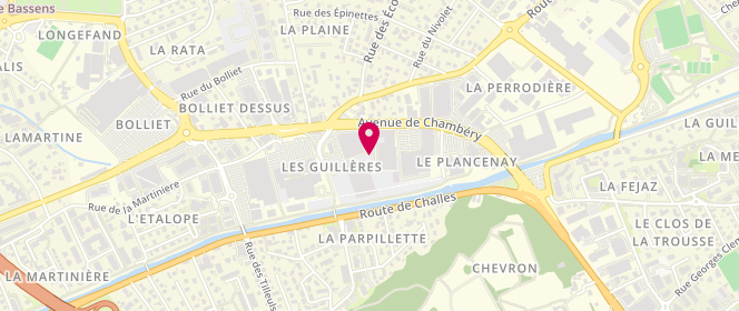Plan de Tape à l'Oeil, 282 avenue de Chambéry, 73230 Saint-Alban-Leysse