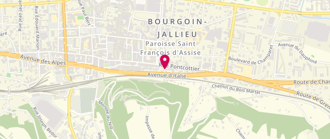 Plan de Pepette et Doudou, 3 Rue des Bois, 38300 Bourgoin-Jallieu
