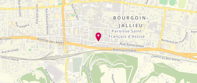 Plan de Sergent Major, 4-6 Rue Robert Belmont, 38300 Bourgoin-Jallieu