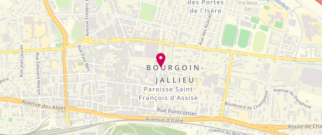 Plan de No Comment, 22 avenue Maréchal Leclerc, 38300 Bourgoin-Jallieu