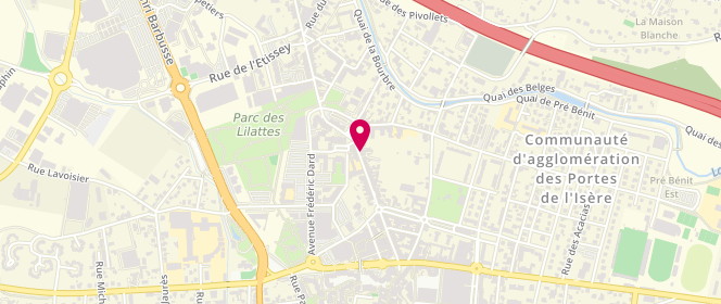 Plan de Capsule Frip', 88 Rue de la Libération, 38300 Bourgoin-Jallieu