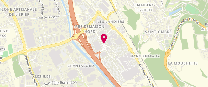 Plan de Mango, à Côté d'Intersport, Zone Commerciale de Chamnord
263 Rue Eugène Ducretet, 73000 Chambéry