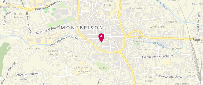 Plan de Lc Boutique, 8 Rue Notre Dame, 42600 Montbrison