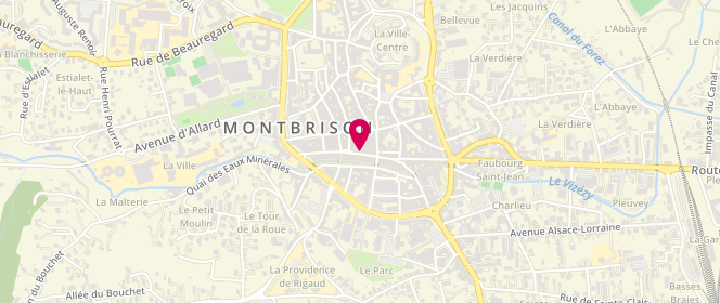 Plan de Les P'tites Canailles, 37 Rue Tupinerie, 42600 Montbrison