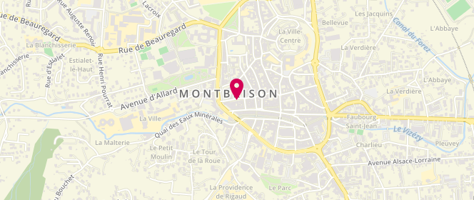 Plan de Madjo, Rue des Cordeliers, 42600 Montbrison