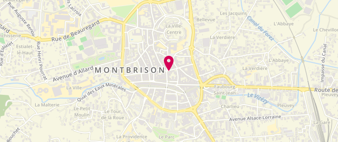 Plan de Murmures, 4 Rue Francisque Reymond, 42600 Montbrison