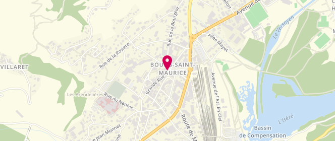 Plan de Boutique Essentiels, 18 Grande Rue, 73700 Bourg-Saint-Maurice