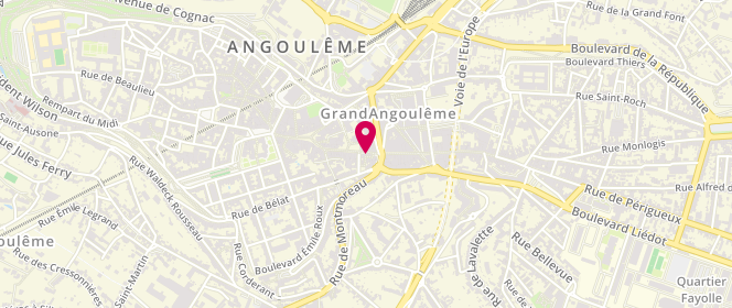 Plan de Chapeaux Bruyas, 9 Rue Hergé, 16006 Angoulême