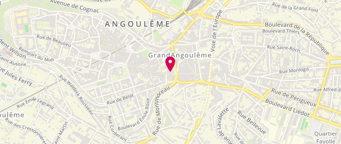 Plan de Un Jour Ailleurs, 8 Rue Hergé, 16000 Angoulême