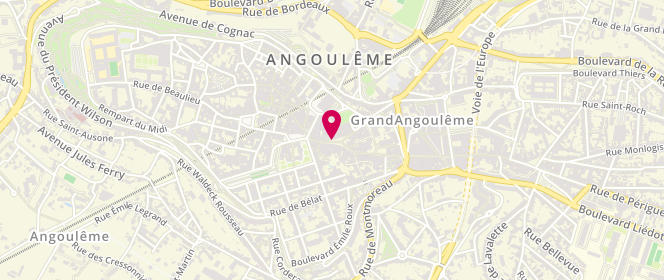 Plan de Envie de Plaire, 24 place Marengo, 16000 Angoulême