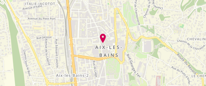 Plan de Slavi, 21 Rue des Bains, 73100 Aix-les-Bains