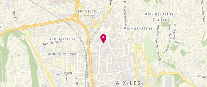 Plan de Boutique Chantal, 9 Rue du Commerce, 73100 Aix-les-Bains