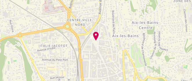 Plan de Dev'Aix, 1 Square Alfred Boucher, 73100 Aix-les-Bains