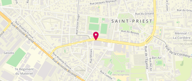 Plan de Seven 7, 23 Boulevard Edouard Herriot, 69800 Saint-Priest