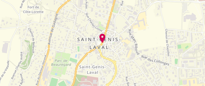 Plan de Accessorize, Centre Commercial Saint Genis 2, 2, Avenue Charles de Gaulle, 69230 Saint-Genis-Laval