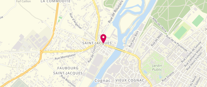 Plan de Véro'Boutic, 30 avenue de Lattre de Tassigny, 16100 Cognac