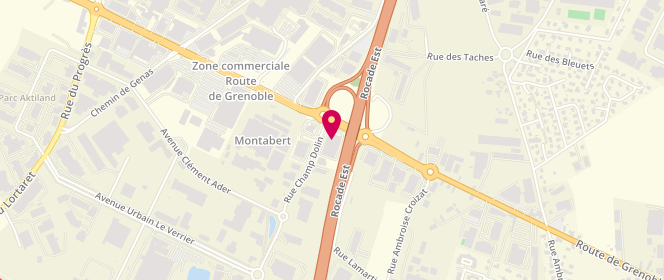 Plan de Destock Jeans, 191 Route de Grenoble, 69800 Saint-Priest