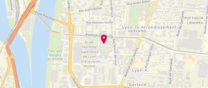Plan de Anabella - Vente, location & création de robes de mariée à Lyon, 5 Rue Jacques Monod, 69007 Lyon