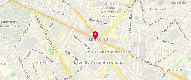 Plan de Le Comptoir de la Mode, 346 avenue Berthelot, 69008 Lyon