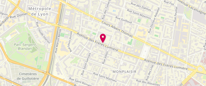 Plan de Mona Dress, 51 avenue des Frères Lumière, 69008 Lyon