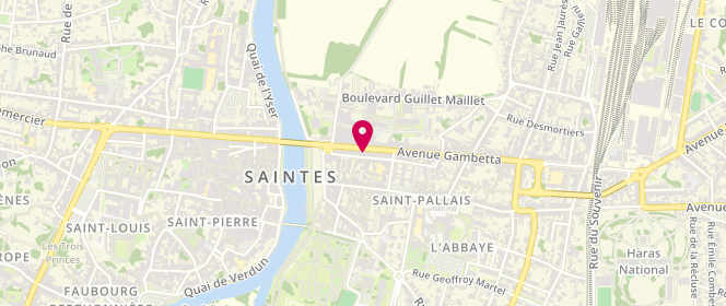 Plan de Rêveries, 24 avenue Gambetta, 17100 Saintes