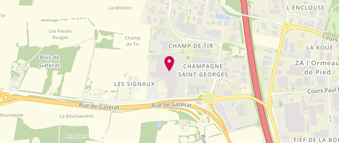 Plan de Naf Naf, 15 Rue de la Champagne Saint Georges, 17100 Saintes