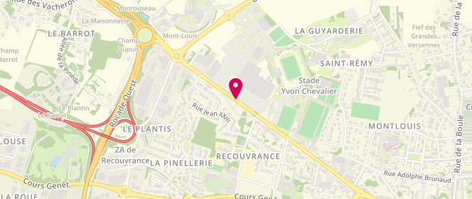 Plan de Sur d'l, Centre Commercial Hyper U 80 Cours Marechal Leclerc, 17100 Saintes