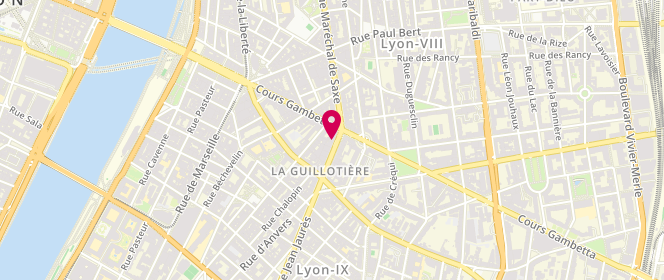 Plan de Paris Mode, 4 avenue Jean Jaurès, 69007 Lyon
