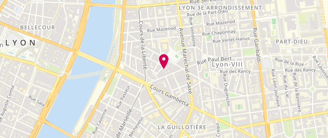 Plan de Lyza Mariage, 20 Rue Moncey, 69003 Lyon