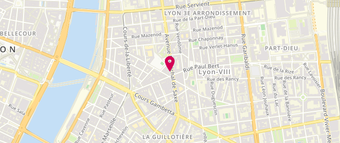 Plan de Maperla, 130 Avenue Mar de Saxe, 69003 Lyon