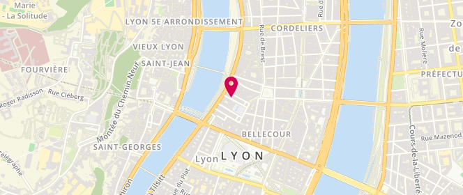 Plan de Plein Sud, 5 Rue Charles Dullin, 69002 Lyon