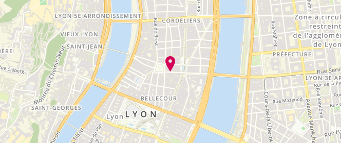 Plan de Balloon Paris, 5 Rue Childebert, 69002 Lyon