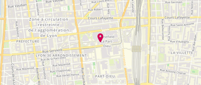 Plan de Victoria's Secret, 17 Rue Dr Bouchut, 69003 Lyon