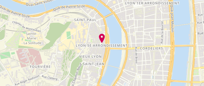 Plan de Curiosités, 2 place du Gouvernement, 69005 Lyon