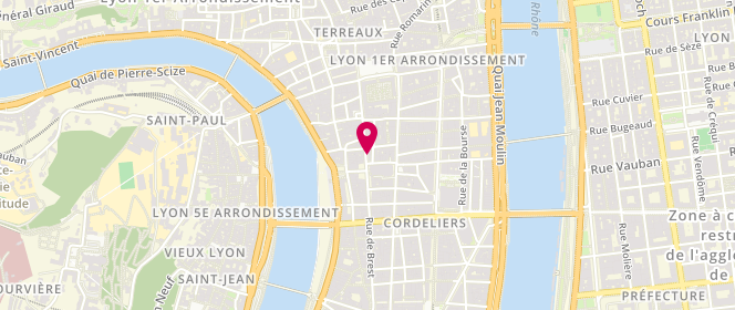Plan de OXBOW Lyon, 41 Rue Paul Chenavard, 69001 Lyon