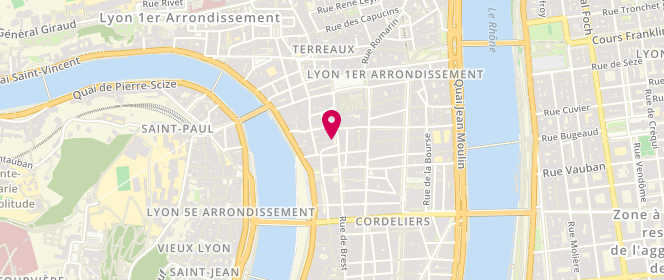 Plan de Cymbeline Paris, 20 Rue Paul Chenavard, 69001 Lyon